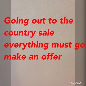 Going out of the county sale
